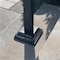 Nuvo Iron BLACK PLASTIC DECORATIVE POST PLATE COVER UPPC - alternate 4
